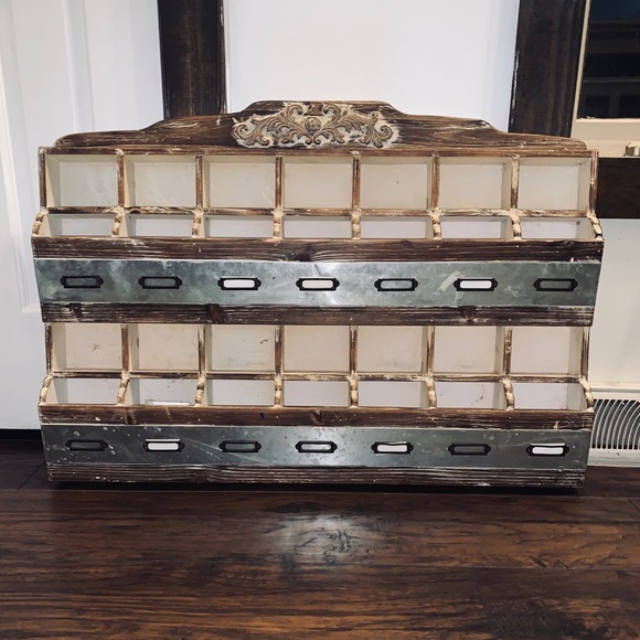 WOODEN WALL DECOR - MAIL SLOTS/ CUBBIES 2’ X 3’